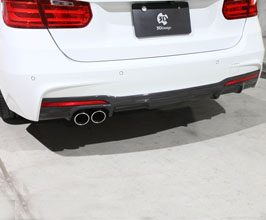 3D Design Aero Rear Diffuser - Single (Carbon Fiber) for BMW 3-Series F