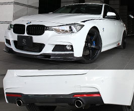 3D Design Aero Spoiler Lip Kit - Dual (Carbon Fiber) for BMW 3-Series F