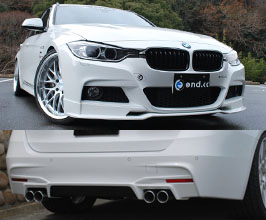 end.cc Aero Spoiler Lip Kit for BMW 3-Series F30/F31 M-Sport