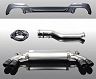 AC Schnitzer Exhaust System with Quad Tips and Rear Diffuser (Stainless) for BMW 3-Series 330i G20/G21 (Incl xDrive) M Sport