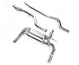 iPE Valvetronic Exhaust System with Mid Pipe and Front Pipe (Stainless) for BMW 4-Series F