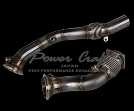 Power Craft Cat Bypass Straight Pipes (Stainless) for BMW 4-Series F