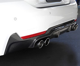 3D Design Aero Rear Diffuser - Quad (Carbon Fiber) for BMW 4-Series F