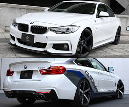 3D Design Aero Spoiler Lip Kit - Quad (Carbon Fiber) for BMW 4-Series F