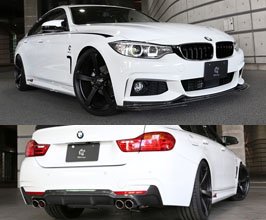 3D Design Aero Spoiler Lip Kit - Quad (Carbon Fiber) for BMW 4-Series F