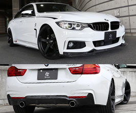 3D Design Aero Spoiler Lip Kit - Dual (Carbon Fiber) for BMW 4-Series F