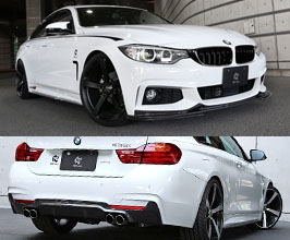 3D Design Aero Spoiler Lip Kit - Quad (Carbon Fiber) for BMW 435i GT F36 M-Sport