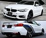 3D Design Aero Spoiler Lip Kit - Quad (Carbon Fiber) for BMW 435i F32 M-Sport