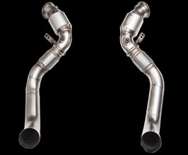 iPE Exhaust Cat Pipes - 200 Cell (Stainless) for BMW 5-Series F