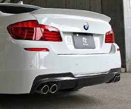 3D Design Aero Rear Diffuser - Quad (Carbon Fiber) for BMW 520i / 528i / 535i F10/F11 M-Sport