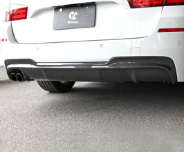 3D Design Aero Rear Diffuser - Single Side (Carbon Fiber) for BMW 5-Series F