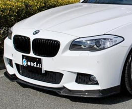 Carbon Fibre Front Splitter For BMW 5 Series F10 F11 M Sport (2010-2017) – Gloss Finish