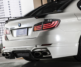 Energy Motor Sport EVO Rear Half Spoiler with Diffuser and Surround for BMW 5-Series F10