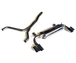 3D Design Exhaust System with Valves - Quad (Stainless) for BMW 530i G30/G31 B48B20B (Incl xDrive)