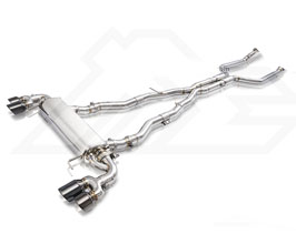 Fi Exhaust Valvetronic Exhaust System with Mid Pipe and Front Pipe (Stainless) for BMW 5-Series G