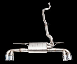 iPE Valvetronic Exhaust System with Mid Pipe and Front Pipe (Stainless) for BMW 5-Series G