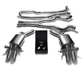 ARMYTRIX Valvetronic Catback Exhaust System with Quad Tips (Stainless) for BMW 6-Series F