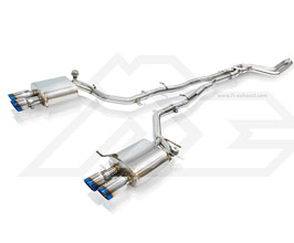 Fi Exhaust Valvetronic Exhaust System with Mid Pipe and Front Pipe (Stainless) for BMW 6-Series F