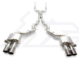 Fi Exhaust Valvetronic Exhaust System with Mid Pipe and Front Pipe (Stainless) for BMW 6-Series F