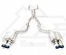 Fi Exhaust Valvetronic Exhaust System with Mid Pipe and Front Pipe (Stainless) for BMW 650i F12/F13 N63