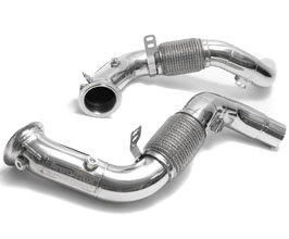 ARMYTRIX Cat Bypass Downpipes with Cat Simulators (Stainless) for BMW 8-Series G