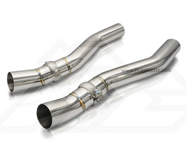 Fi Exhaust Racing Cat Pipes - 100 Cell (Stainless) for BMW M850i G16 N63 with OPF