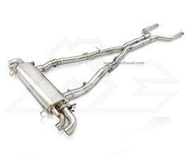 Fi Exhaust Valvetronic Exhaust System with Mid Pipe and Front Pipe (Stainless) for BMW M850i G16 N63 with OPF