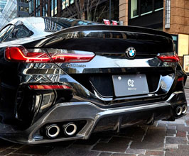 3D Design Aero Rear Diffuser - Quad (Dry Carbon Fiber) for BMW 8-Series G