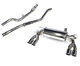 3D Design Catback Exhaust System with Valves and Mid Pipes - Quad (Stainless) for BMW M2 F87