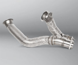 Akrapovic Downpipes with Cats - 300 Cell (Stainless) for BMW M2 F