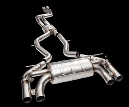 iPE Valvetronic Exhaust System with Mid Pipe and Connect Pipe (Stainless) for BMW M2 F