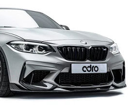 ADRO Aero Front Lip Spoiler with Air Ducts (Carbon Fiber) for BMW M2 F