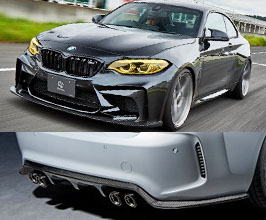 3D Design Aero Body Kit (FRP with Carbon Fiber) for BMW M2 F