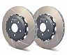 GiroDisc Rotors - Rear (Iron) for BMW M2 F87 with Blue Calipers
