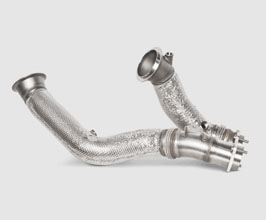 Akrapovic Downpipes with Cat Bypass (Stainless) for BMW M3 M4 F