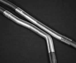 Capristo Middle Silencer Delete Pipes (Stainless) for BMW M3 M4 F