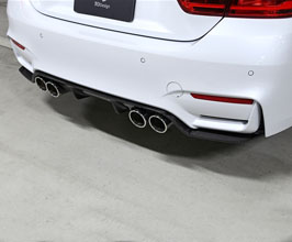 3D Design Aero Rear Diffuser - Type 2 (Dry Carbon Fiber) for BMW M3 M4 F