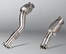 Akrapovic Downpipes with Cats - 200 Cell (Stainless)