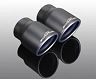 AC Schnitzer Exhaust Tips - Dual (Black) for BMW M5 F90