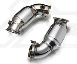 Fi Exhaust Racing Cat Pipes - 100 Cell (Stainless) for BMW M5 F