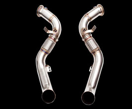 iPE Exhaust Cat Bypass Pipes (Stainless) for BMW M5 F