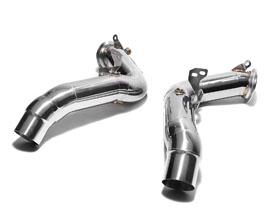 ARMYTRIX Cat Bypass Downpipes with Cat Simulators (Stainless) for BMW M6 F