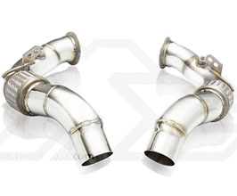 Fi Exhaust Sport Cat Pipes - 200 Cell (Stainless) for BMW M6 F