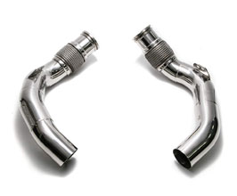 ARMYTRIX Secondary Cat Bypass Downpipes (Stainless) for BMW M8 F