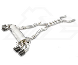 Fi Exhaust Valvetronic Exhaust System with Mid Pipe and Front Pipe (Stainless) for BMW M8 F91/F92/F93