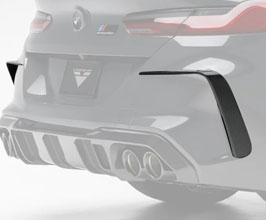 Vorsteiner VRS Rear Bumper Trim (Dry Carbon Fiber) for BMW M8 F