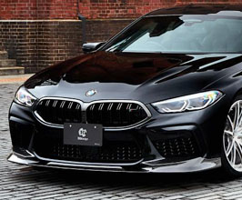 3D Design Aero Front Half Spoiler (Dry Carbon Fiber) for BMW M8 F