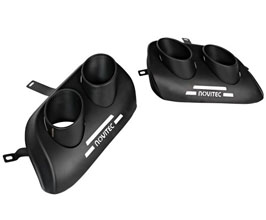 Novitec Tailpipe Tips - Black (Stainless) for Ferrari 12Cilindri