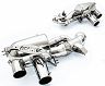 Novitec Power Optimized Exhaust System with Valve for Novitec Tips (Stainless)