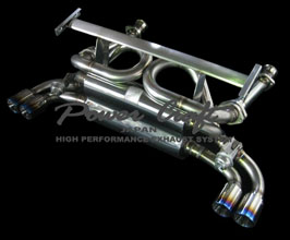 Power Craft Hybrid Exhaust System with Valves with Cat Bypass Pipes (Stainless) for Ferrari 348